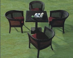 户外休闲桌椅图片,户外休闲桌椅高清图片 广东省佛山市丹莹金属藤艺家具厂,