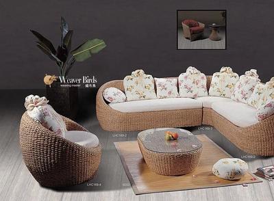 织布鸟-藤家具 藤艺藤编家具 藤沙发 转角沙发-伊雷L型沙发组合-tmall.com天猫