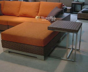 织布鸟 藤家具 藤艺家具 藤编家具 藤椅 藤茶几 角几 米诺小茶几