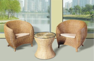 藤艺家具 休闲桌椅B208的优雅与自然